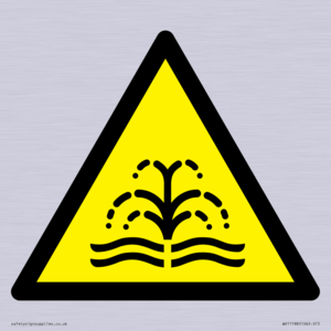 W516 Warning: fountain/water plume